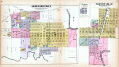 Independence, Havana, Coffeyville, Kansas State Atlas 1887